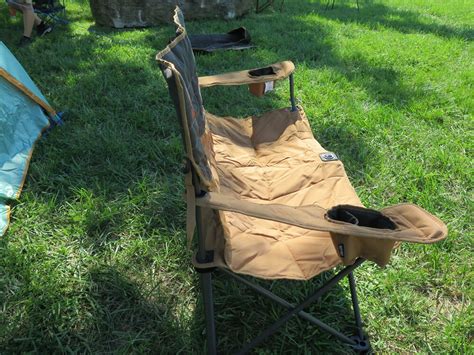 Kelty Loveseat Camp Chair - 19" Tall Seat - Light and Dark Brown Kelty Camping Chairs KE34AR