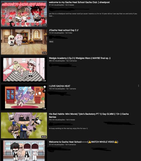 I searched "Gacha heat School" on youtube as a joke and found this : GachaClubCringe