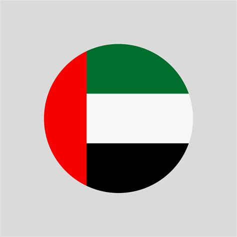 Uae Flag Round Vector Art, Icons, and Graphics for Free Download