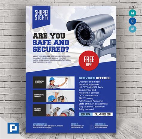 CCTV Shop and Installation Service - PSDPixel | Free website templates, Website template, Web design