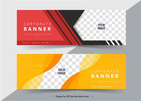 Vector Banner Design Templates