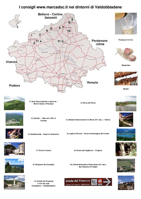 Valdobbiadene - Mappa Turistica by Giovanni Gasponi - Issuu