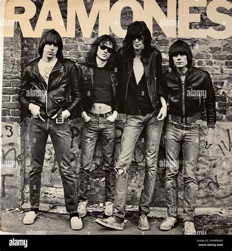 New York City, NY, USA, "The Ramones" Punk Rock Record Collection ...