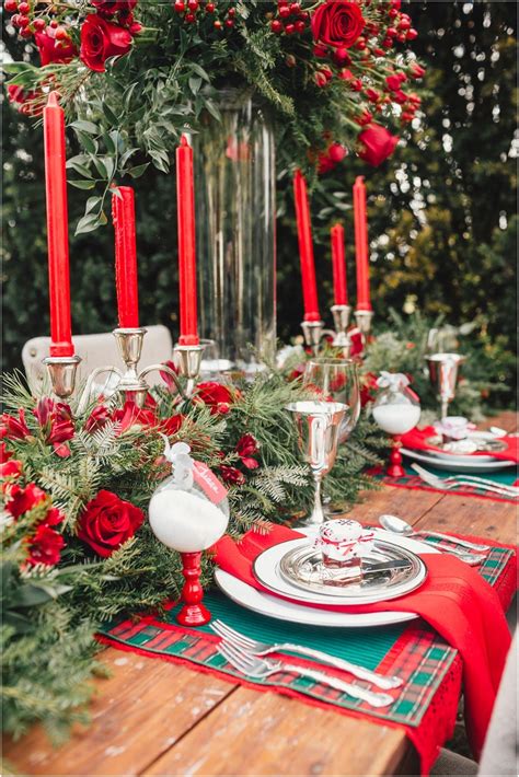 40 Christmas Dinner Table Decoration Ideas – All About Christmas