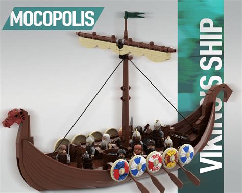 LEGO MOC Medieval Viking's Ship "Drakkar"