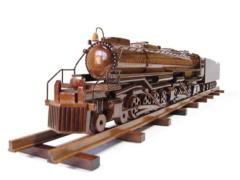 Union Pacific Big Boy Train Wooden Model | Military Mahogany