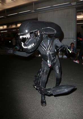 Alien Xenomorph Cosplayer Editorial Stock Photo - Stock Image ...