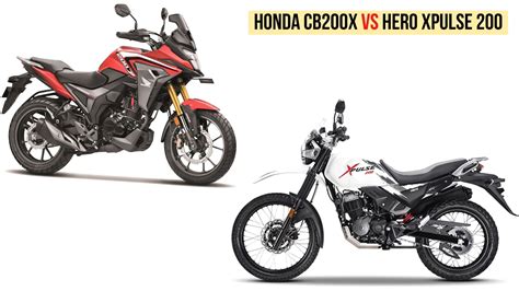 Honda CB200X VS Hero Xpulse 200 - Specification Comparison