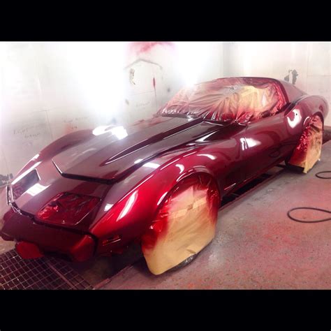 Candy apple red corvette - lomibydesign