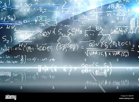 Math equation background Stock Photo - Alamy