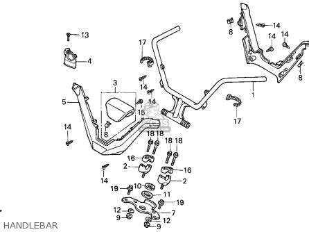 Honda CN250 HELIX 1993 (P) USA parts lists and schematics