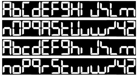 7 LED font by philing.net - FontRiver