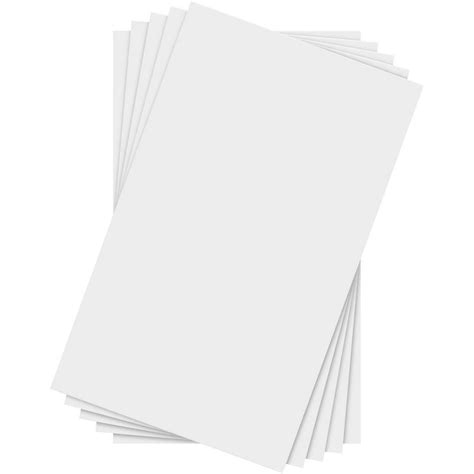 White Chipboard - Cardboard Medium Weight Chipboard Sheets - 25 Per Pack (3 x 5) - Walmart.com ...