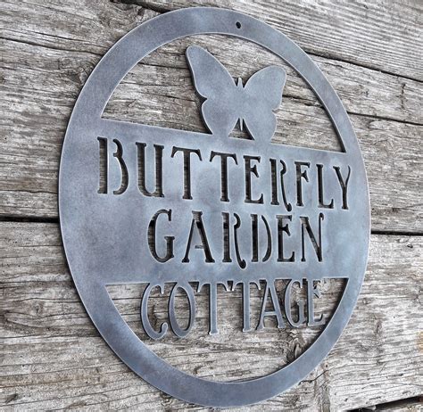 Custom Metal Garden Sign Gardening Wall Art Gardner Decor | Etsy