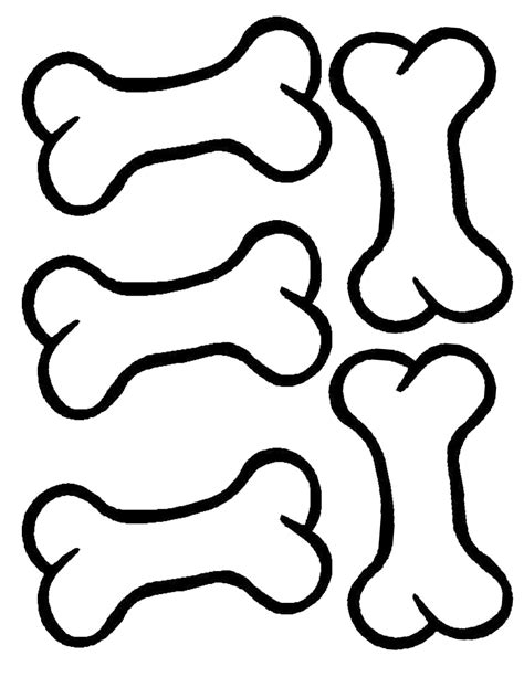 Printable Dog Bones