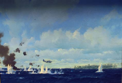 Battle Of Midway Painting at PaintingValley.com | Explore collection of Battle Of Midway Painting