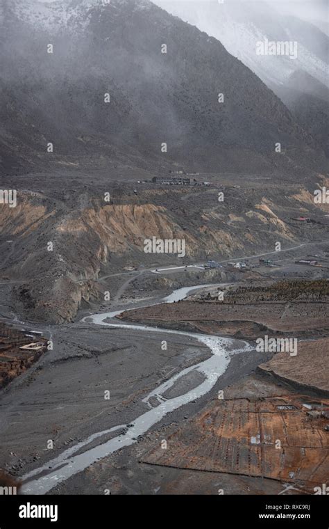 The beautiful landscape of Lower Mustang in Nepal Stock Photo - Alamy