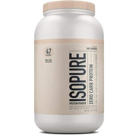 Isopure Whey Protein Isolate Powder, Unflavored, 25g Protein, 3 Lb - Walmart.com - Walmart.com