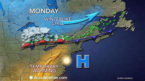 Temperatures expected to dip considerably as week moves on, weather ...