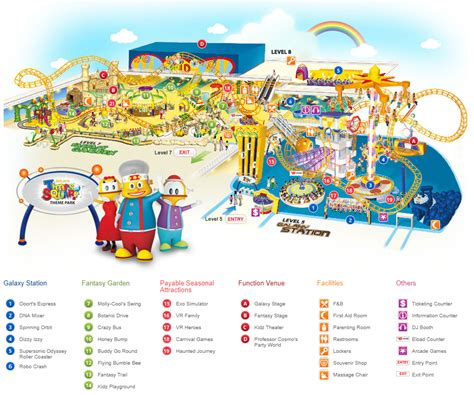 Berjaya Times Square Theme Park Map - Theme Image