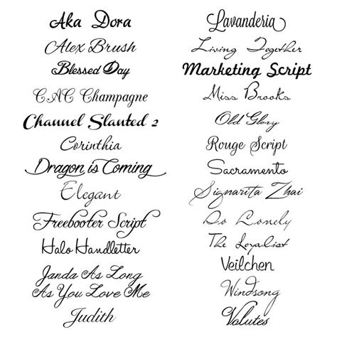 25 Free Script Fonts | Free script fonts, Tattoo fonts cursive, Tattoo lettering fonts