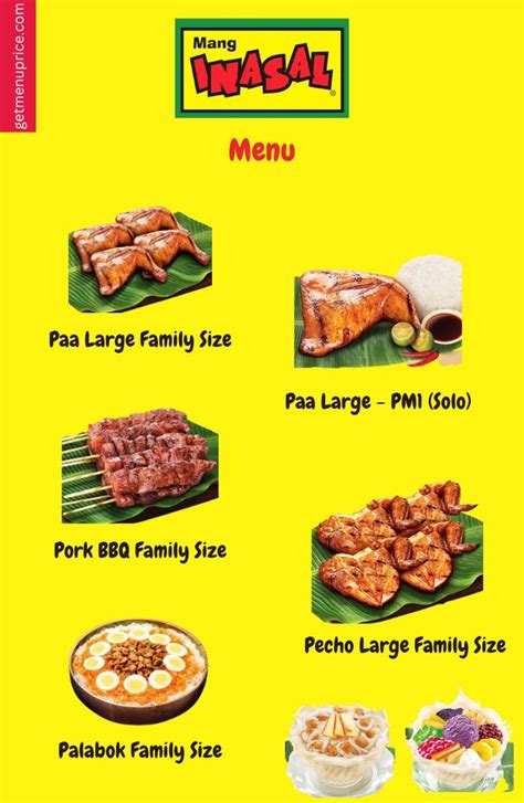 Mang Inasal Menu Price Philippines [Updated March 2024]