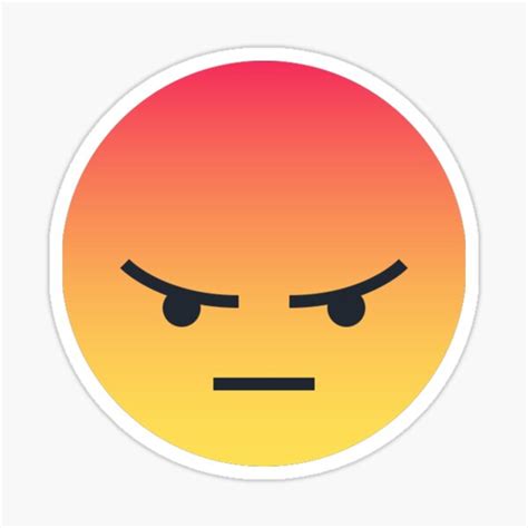 "Angry Emoji Meme Microsoft Anger| Perfect Gift" Sticker for Sale by lucidama | Redbubble