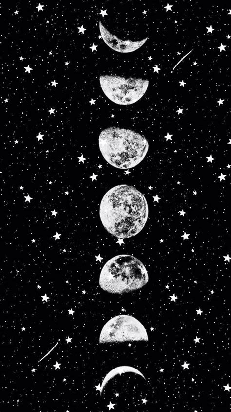 Cute Moon And Stars Iphone Wallpaper - Denue Voconesto