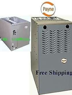 Payne Gas Furnace and Coil Combo-evaporator coil and gas furnace