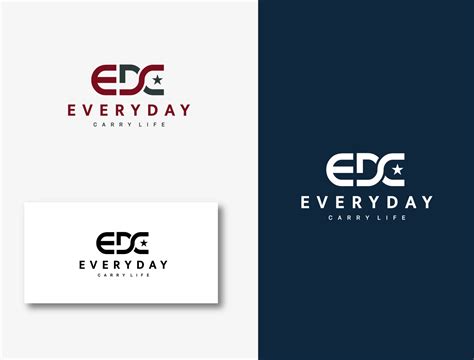 EDC logo design by Sadaqat Ali on Dribbble