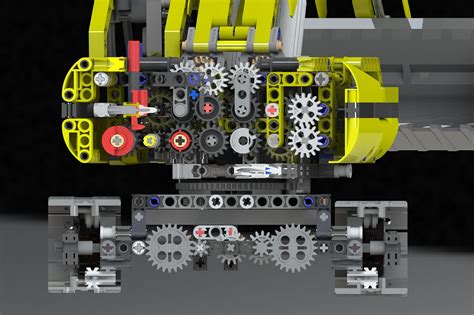 LEGO Technic - Motorized Excavator 3D Model .sldprt .sldasm .slddrw ...