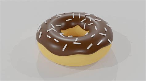 Donut - Free 3D Model by Edwin polanco