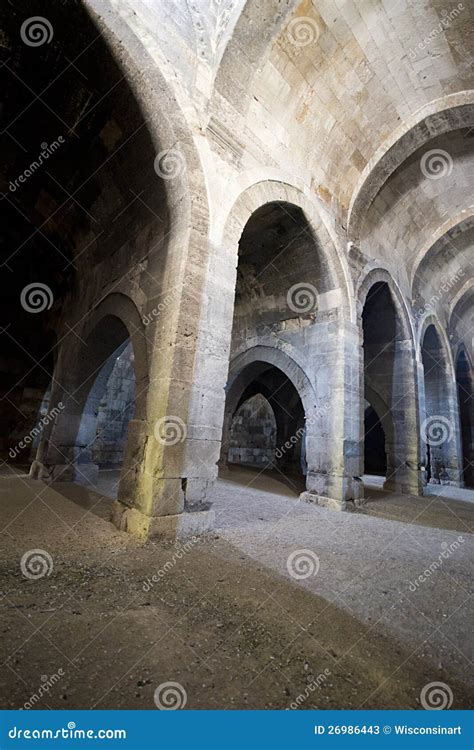 Old Ancient Medieval Castle Stone Dungeon Royalty-Free Stock Photo | CartoonDealer.com #26986443