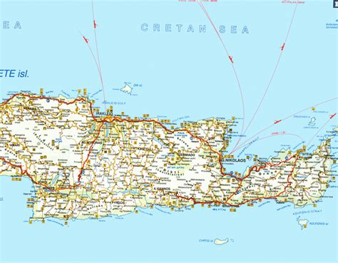 Printable Map Of Crete