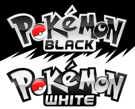 Pokemon Black and White Logos - Pro Sport Stickers