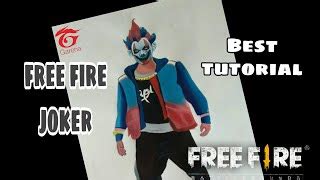 Free Fire Joker Drawing Easy