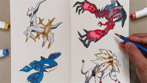 Pokemon Legendary Drawings