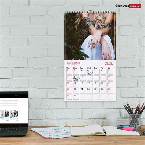 Custom Photo Calendars | Create Personalized Calendars | CanvasChamp ...