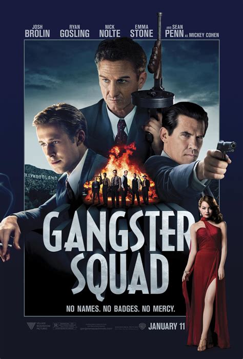 Brand New GANGSTER SQUAD Poster and Seven Photos - FilmoFilia