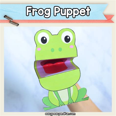 Printable Frog Puppet - Easy Peasy and Fun