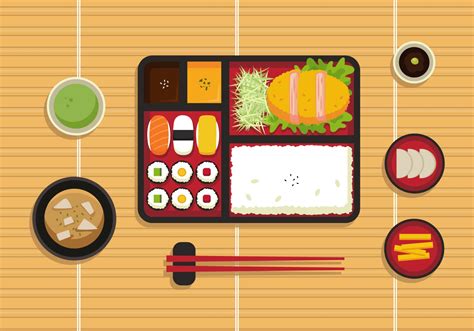 Bento Box Illustration 271144 Vector Art at Vecteezy