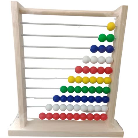 17-Rod Abacus Tool-Red/Brown - Universal Abacus