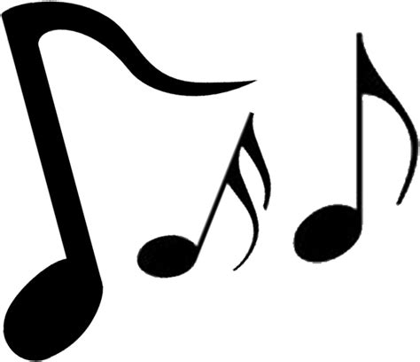 Music notes black and white music notes musical clip art free music note clipart image 1 ...