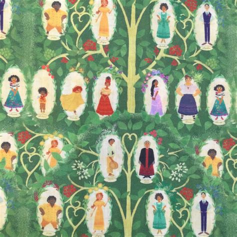 Encanto Madrigal Family Tree Character Fabric - Etsy