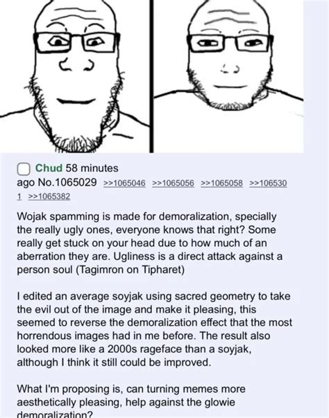 Anon reinvents soyjacks | Soy Boy Face / Soyjak | Know Your Meme