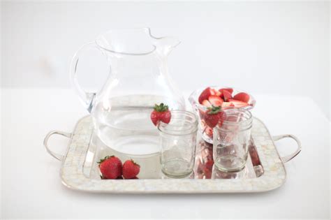 Make delicious Strawberry Water - Fashionable Hostess