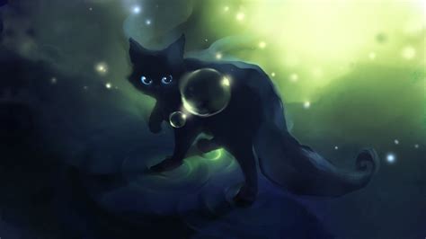 Anime Cat Desktop Wallpaper Free Download