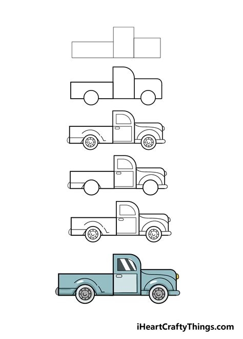 How To Draw A Truck