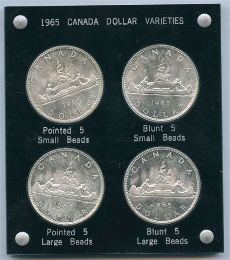 1965 Silver Dollar - 4 Types of Varieties