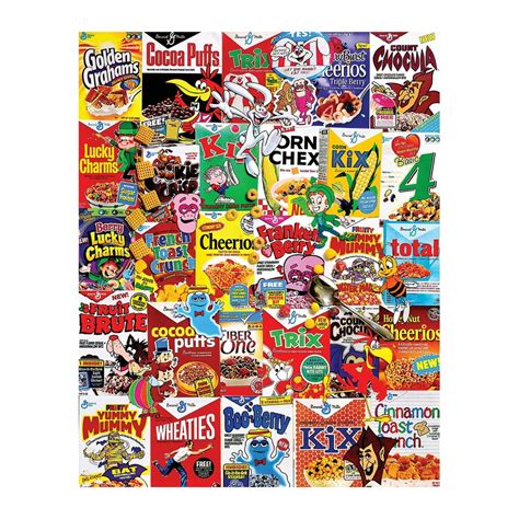 White Mountain Puzzles Cereal Boxes - 1000 Piece Jigsaw Puzzle - Walmart.com - Walmart.com